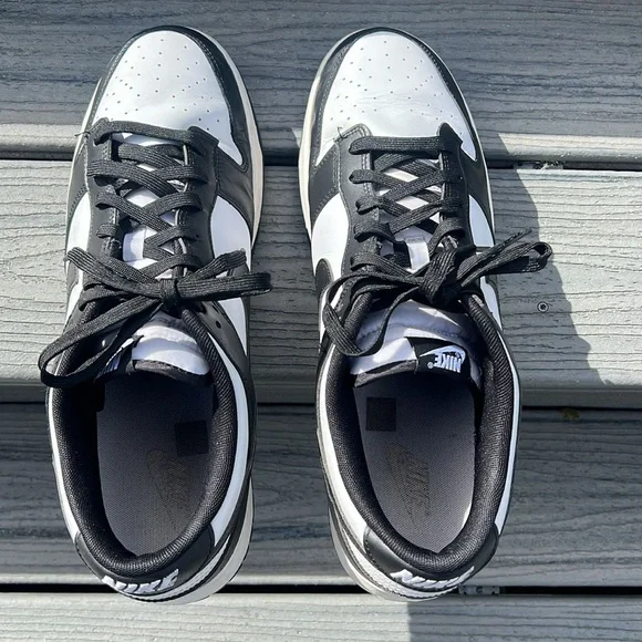 Nike Dunk low Panda Men's Black and White Sneakers in men’s size 14 good condn - Picture 2 of 8